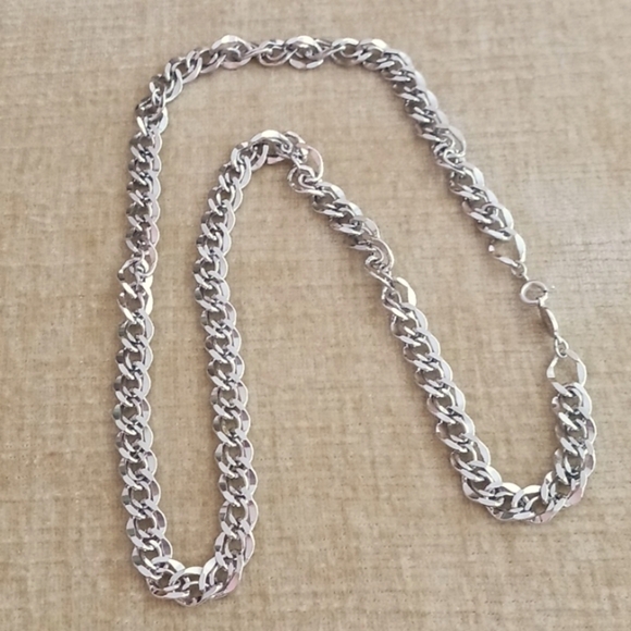 Napier Silver Tone Chain Necklace - Picture 5 of 6